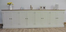 New Large Solid Pine 9ft Painted Sideboard/Welsh Dresser Base Unit
