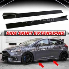 78.7" Car Side Skirts Extension Splitter For Ford Focus MK1 MK2 MK3 RS ST NEW