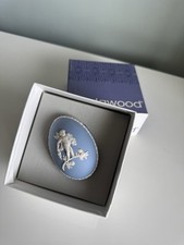 Beautiful Wedgewood Jasper Easter Egg, Candy Box Egg Miniature