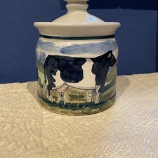 Vintage Iden Pottery Rye Storage Jar