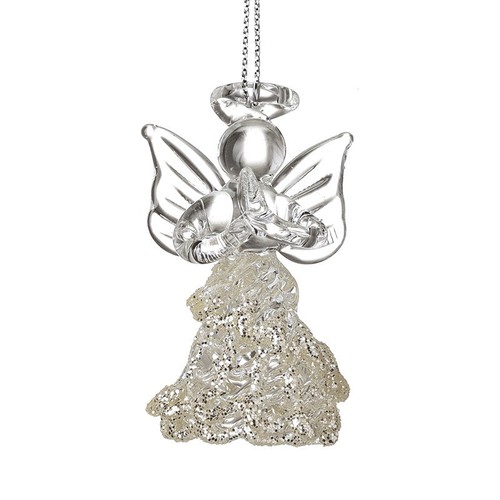 Hanging glass angel - hanging,