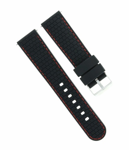 22mm black rubber replacement - 22mm,