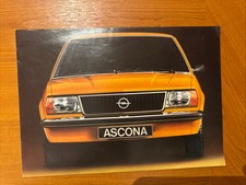 Mid 1970s Opel Ascona UK Sales Brochure