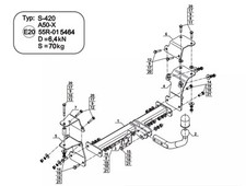 Swan Neck Tow Bar For SUZUKI
