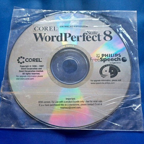 Corel wordperfect suite - suite, 8