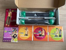 ZUMBA FITNESS TONING STICKS 4 DVDS & GUIDE BOOK. EXERCISE WEIGHT LOSS NEW SEALED