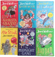 David Walliams Books Bundle x6 Gangsta Granny Mr Stink Billionaire Boy Bad Dad..