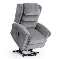 BELVOIR GREY FABRIC DUAL MOTOR