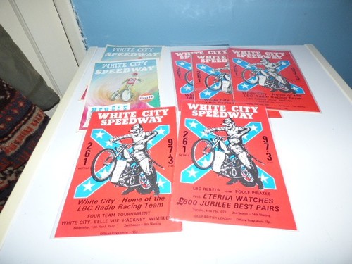 Vintage speedway programmes - vintage,