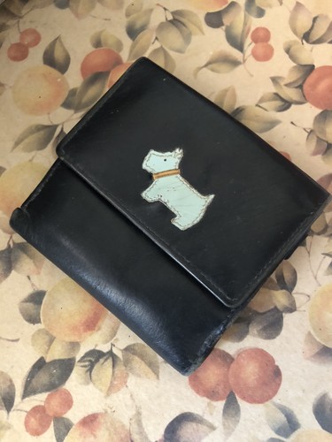 Vintage black leather - leather, radley