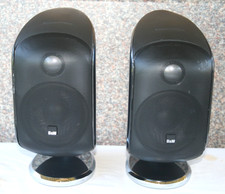 Nice Pair of B&W M1 (V.1) bookshelf speakers w/ stands, black, good condition