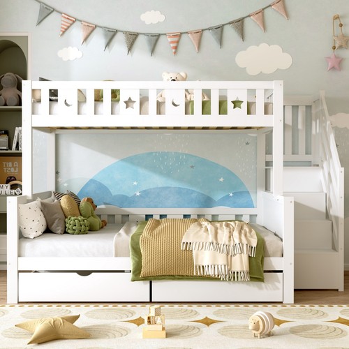 Triple bunk bed single - triple, &