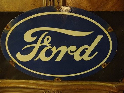 Vintage ford motor - motor, oval