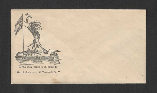 1860 civil war patriotic cover - war,