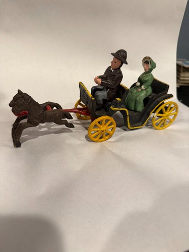 Antique cast iron horse - iron,