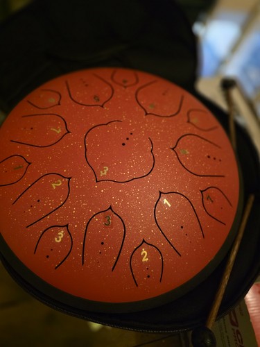 Steel tongue drum 10in - tongue,