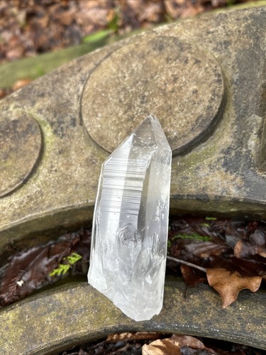 Large lemurian quartz crystal - lemurian,