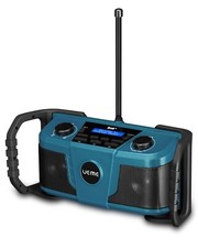 UEME 5W DAB/DAB+  FM Cordless Site Radio, USB Rechargeable, Bluetooth, AUX, IP65