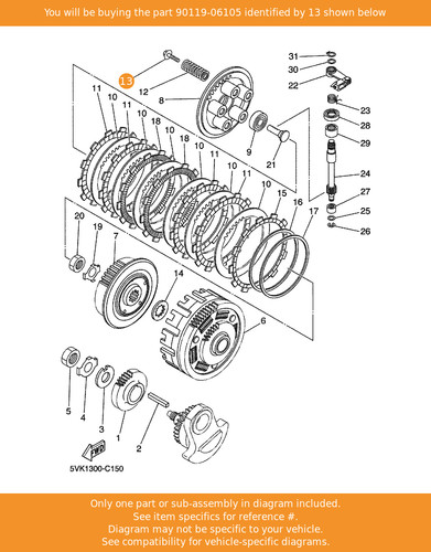 Yamaha bolt with washer - yamaha, bolt,