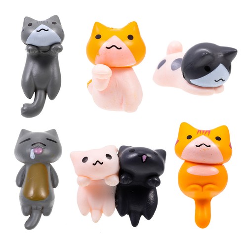 6pcs plastic lifelike - 6pcs, kitten