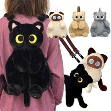 Kawaii Black Cat Plush