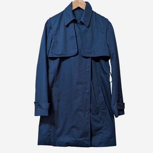Lacoste navy cotton trench - lacoste,