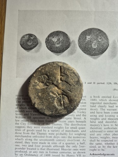 Medieval tudor 1lb lead - medieval/tudor,
