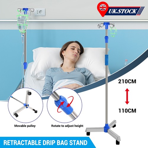 Adjustable portable pole - portable, iv