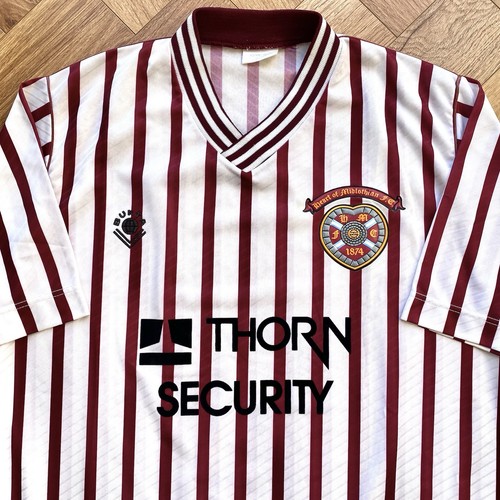 Hearts 1988 1990 away shirt - hearts,