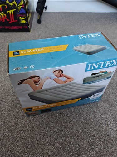 New intex double air bed - double,