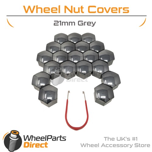 Grey wheel nut bolt covers - grey,