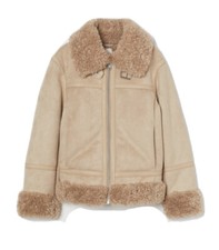 H&M Faux Shearling Lined Jacket Size S BNWT SOLDOUT BLOGGERS FAV