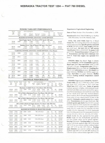 Nebraska tractor test report - nebraska,