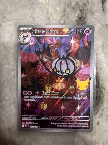 Pokémon 30th chandelure - pokémon, ir