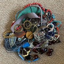 Jewellery job lot 1kg vintage - jewellery,