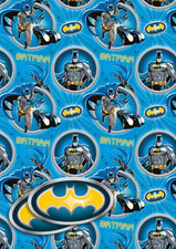 BATMAN WRAPPING PAPER 2 SHEETS