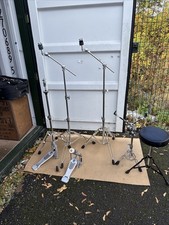Free P&P. Yamaha Drum Kit Hardware Set Cymbal Snare Hi Hat  Stand. Stool Pedal