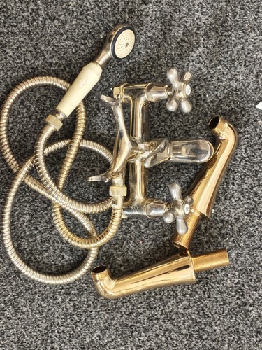Vintage solid brass bath - solid,