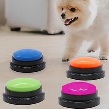 4pcs Recordable Dog Talking