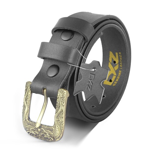 Genuine leather belt - genuine,