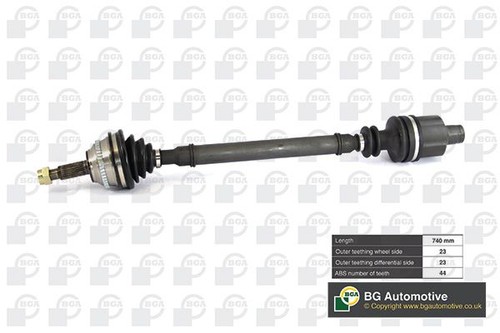 Bga ds7317ra drive - shaft, front