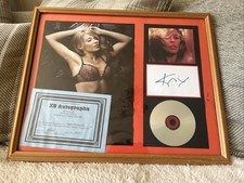 Kylie Minogue Signed Autograph - Love At First Sight CD Framed
