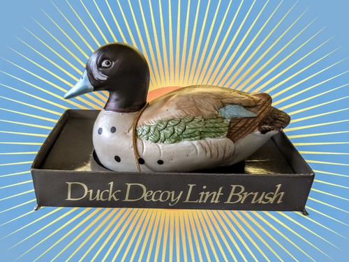 Vtg duck decoy - duck,