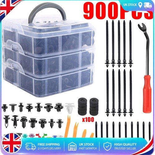 900pcs plastic push pins - plastic, rivet