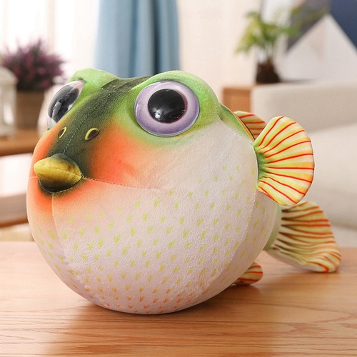 Cute puffer fish plush toy - puffer,