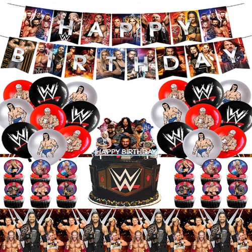 Wwe wrestling birthday - wwe, party