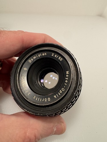 Meyer optic domiplan 50mm 8 - meyer, f2.8
