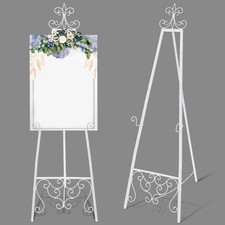 White Easel Stand for Wedding