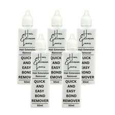 Hair Extensions Bond Glue Remover Fusion Keratin Silicone Pre-Bonded 5 x 50ml