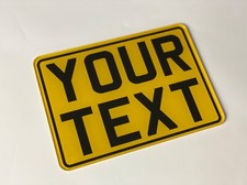 8x6 Design Your Own motorcycle Motor Bike Novelty Small Number Plate free post